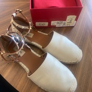 (Sold) Valentino Rockstud Double Espadrille